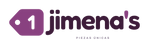 Logo de jimena's: etiqueta con un 1 y la palabra jimena's
